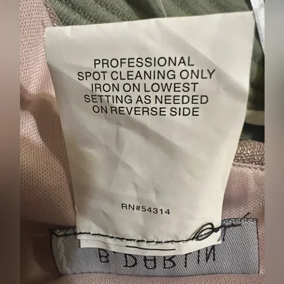 B Darlin Long Dress, Juniors' Glitter Mesh Rose color - Picture 11 of 15